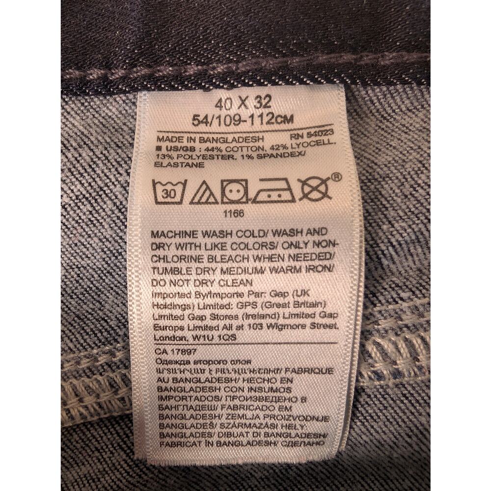 Banana Republic Men's Traveler Dark Blue Wash Jean Denim Size 40/32 Stretch - Picture 5 of 5